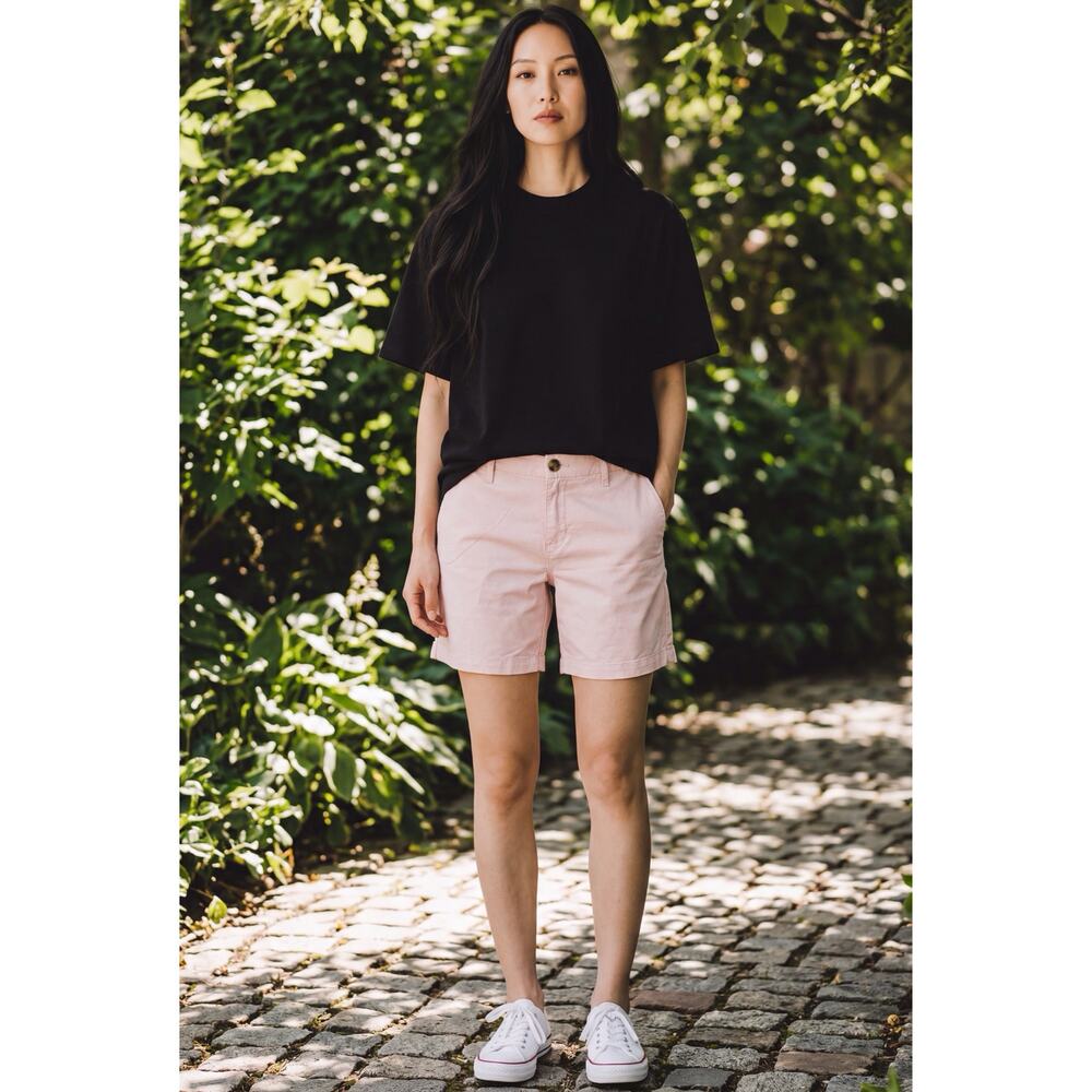 Old Navy Light Pink Shorts Classic Relaxed Chino - Picture 15 of 16